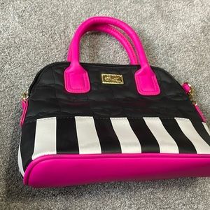 Betsy Johnson bag with cats stitched